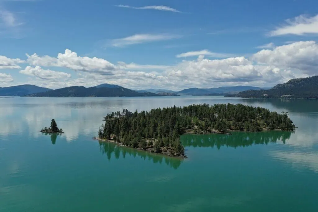 Montana Flathead Lake kayak fishing places