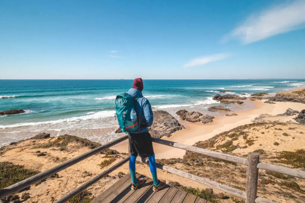 Just one of many amazing views along the Rota Vicentina portugal walking holiday