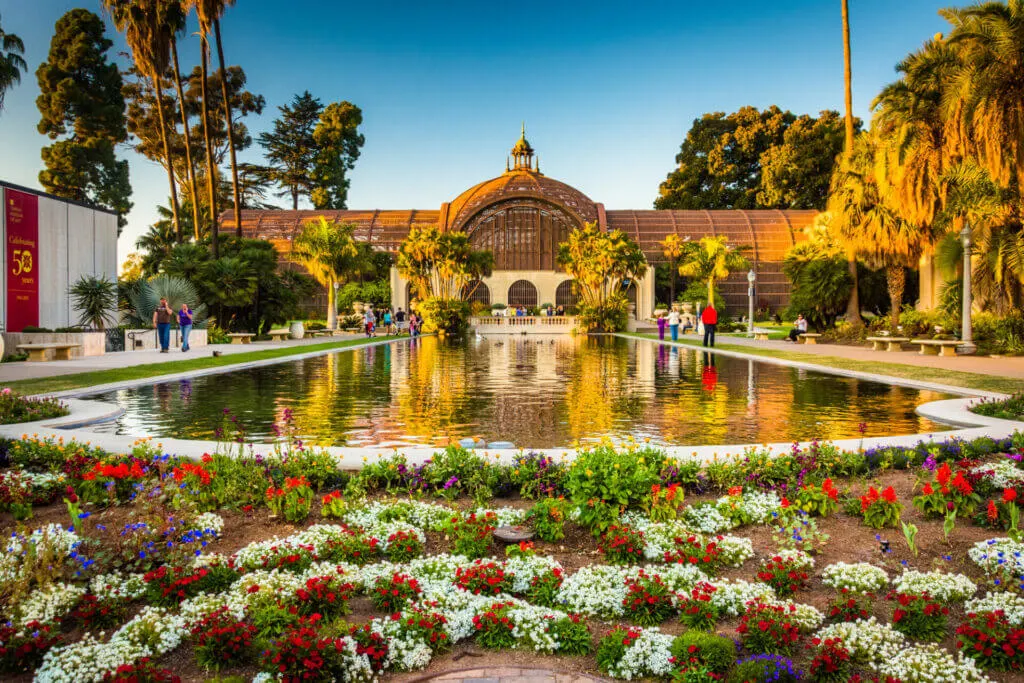 The gardens al Balboa Park, San Diego