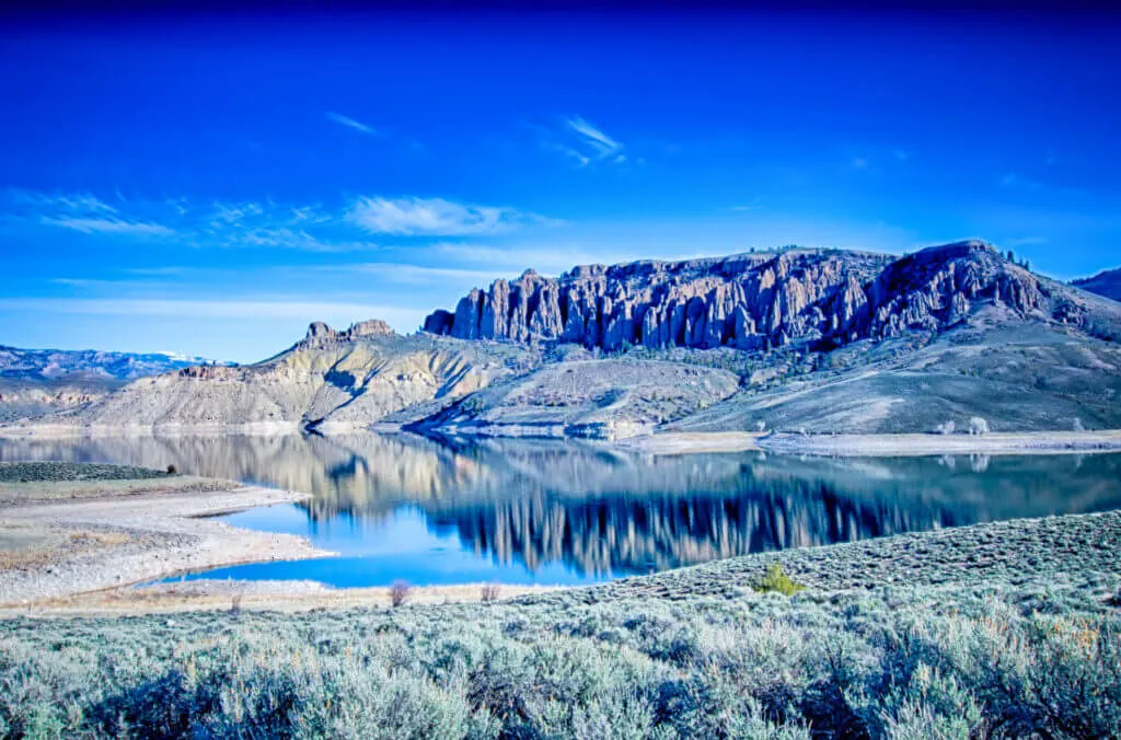 Colorado Blue Mesa Reservoir kayak fishing in the USA destination