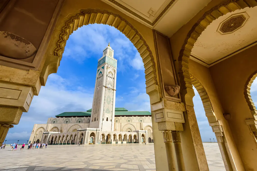 Hassan II Mosque in Casablanca day 1 of 10 day morocco itinerary