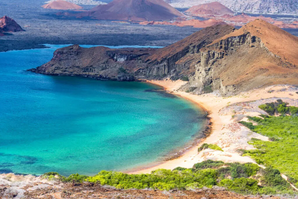 Bartolome Island in the Galapagos, Ecuador sustqainable travel destinations