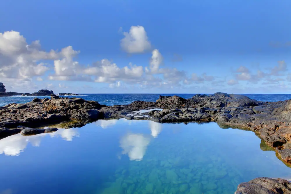 Olivine pools are one oof maui's hiddem gems to discover on the coast