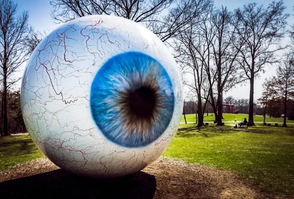 The Famous eye at Laumeier Sculpture Park