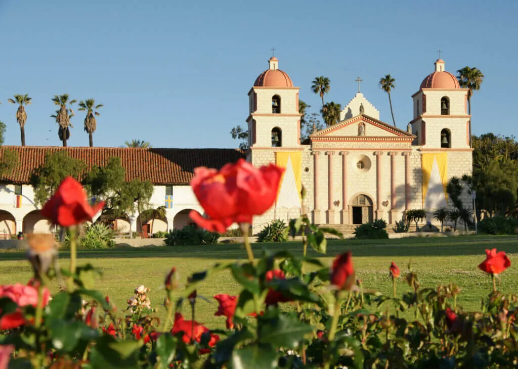 The Santa Barbara Mission is one of the most unique places to visit in SB for history.