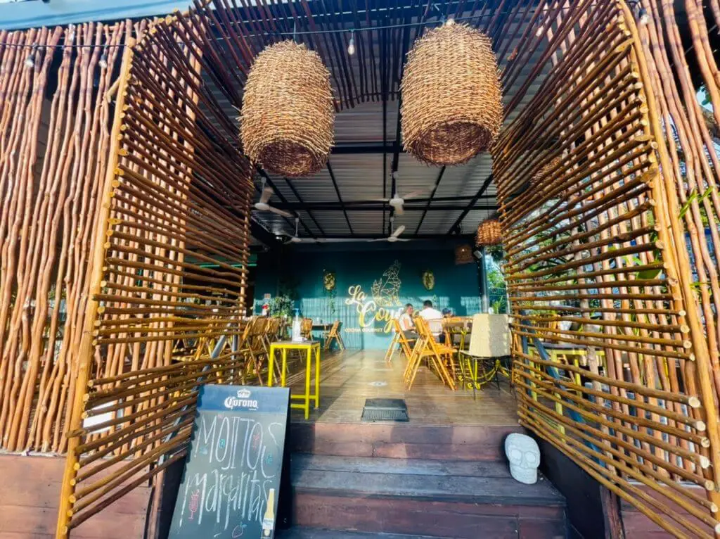 La Coyota restaurant and mixology downtown Cancun Av Nader