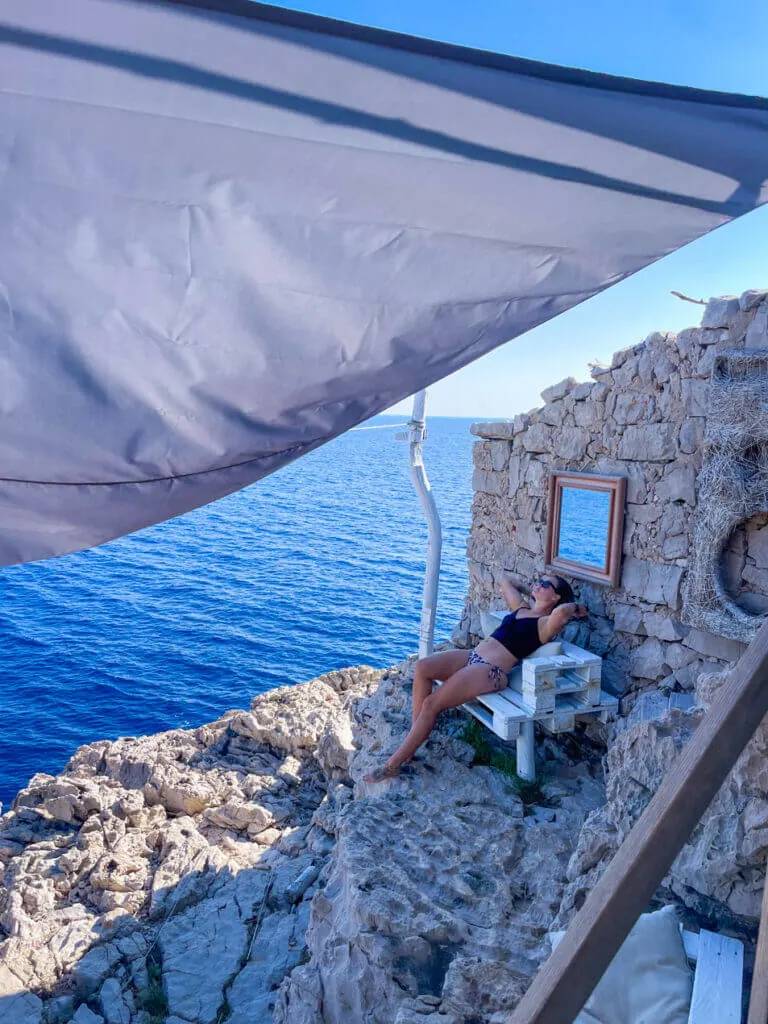 Mrs Mljet remote bar on an island croatia 