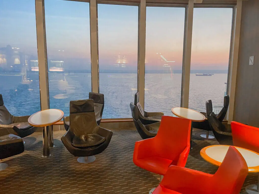 seating areas on polferries Stockholm Gdansk