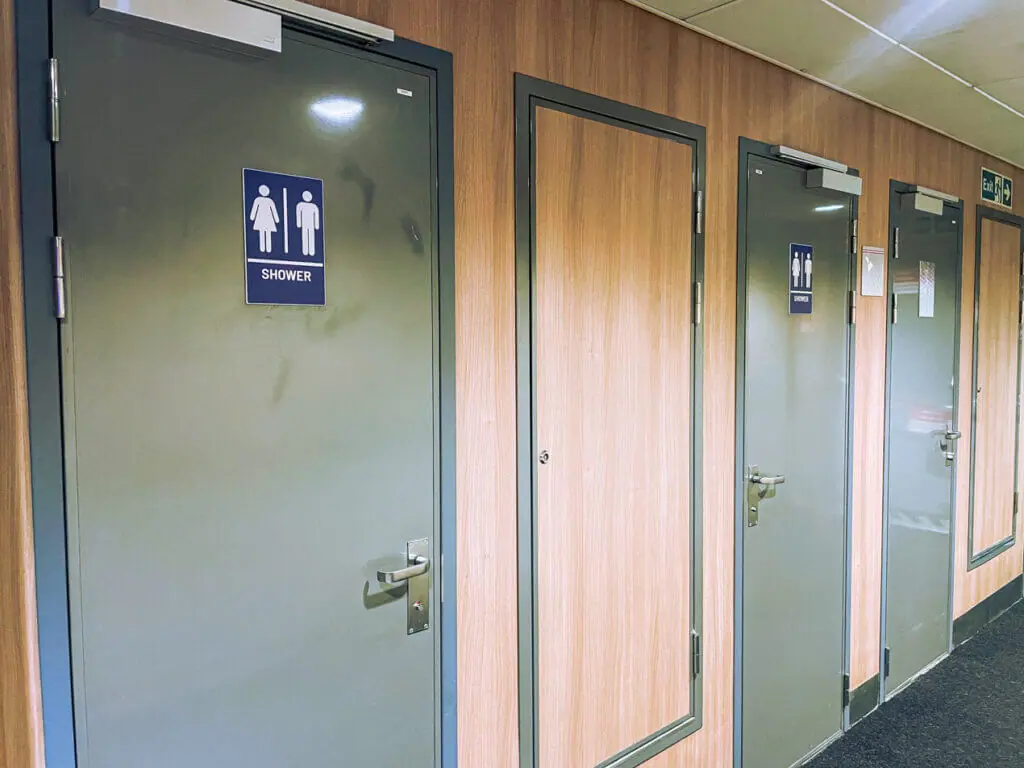 showers on Gdansk Nynashamn ferry baltic sea