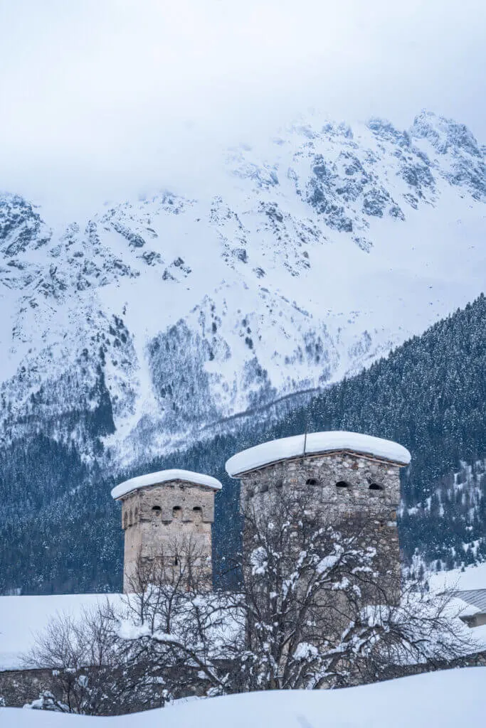 Svan towers Georgia 