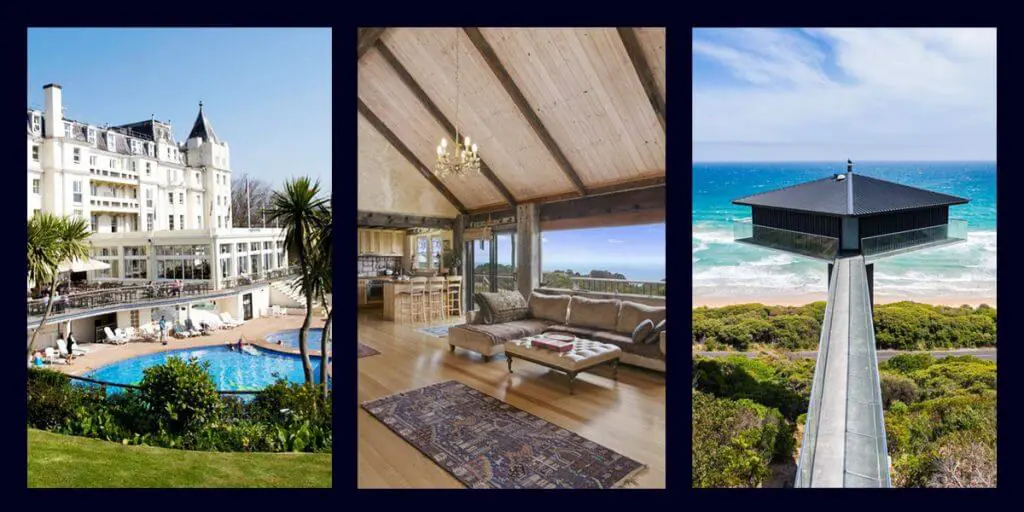 A Great Ocean Road Accommodation guide with tips on what area to stay in and suggestions of places to stay on the great ocean road from luxe resorts to airbnb's to budget hotels.