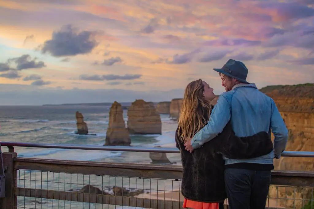 romantic sunset captions for instagram sunset at the 12 apostles Great Ocean Road