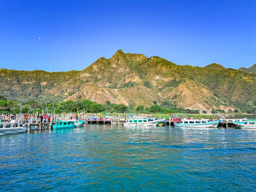 View of Indian Nose - the perfect spot for sunrise from san pedro la laguna