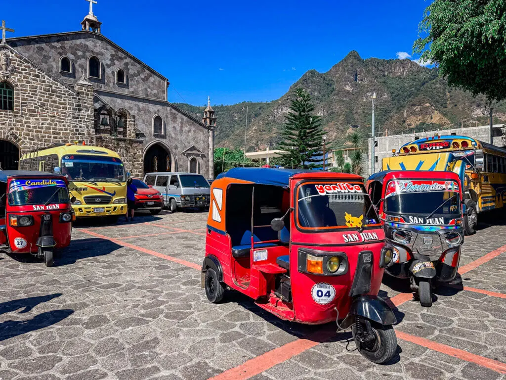 san juan la laguna church and indian nose
