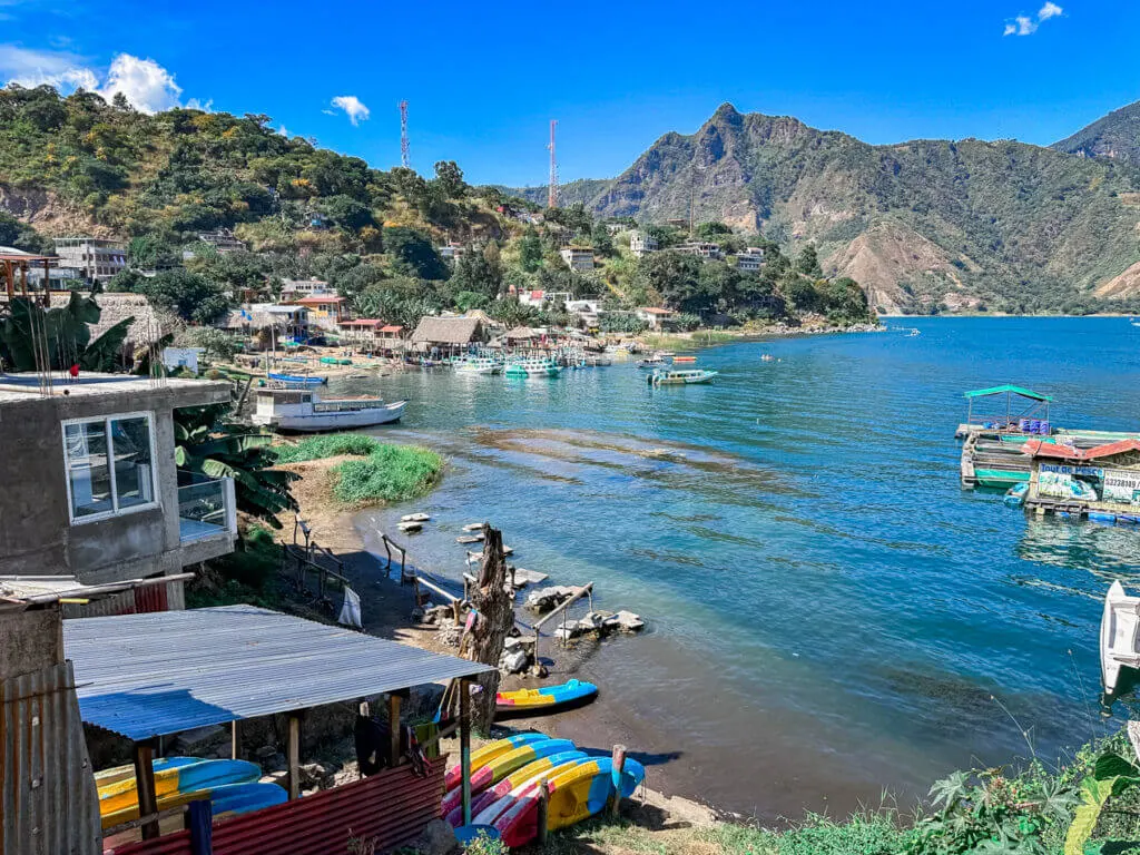 San Pedro La Laguna town on LAke Atitlan best for backpackers