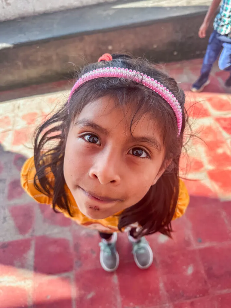 local children in Santiago Atitlán