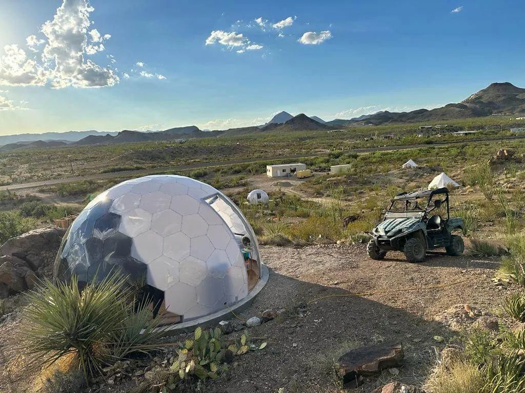Space Cowboys unique glamping pod home in Texas