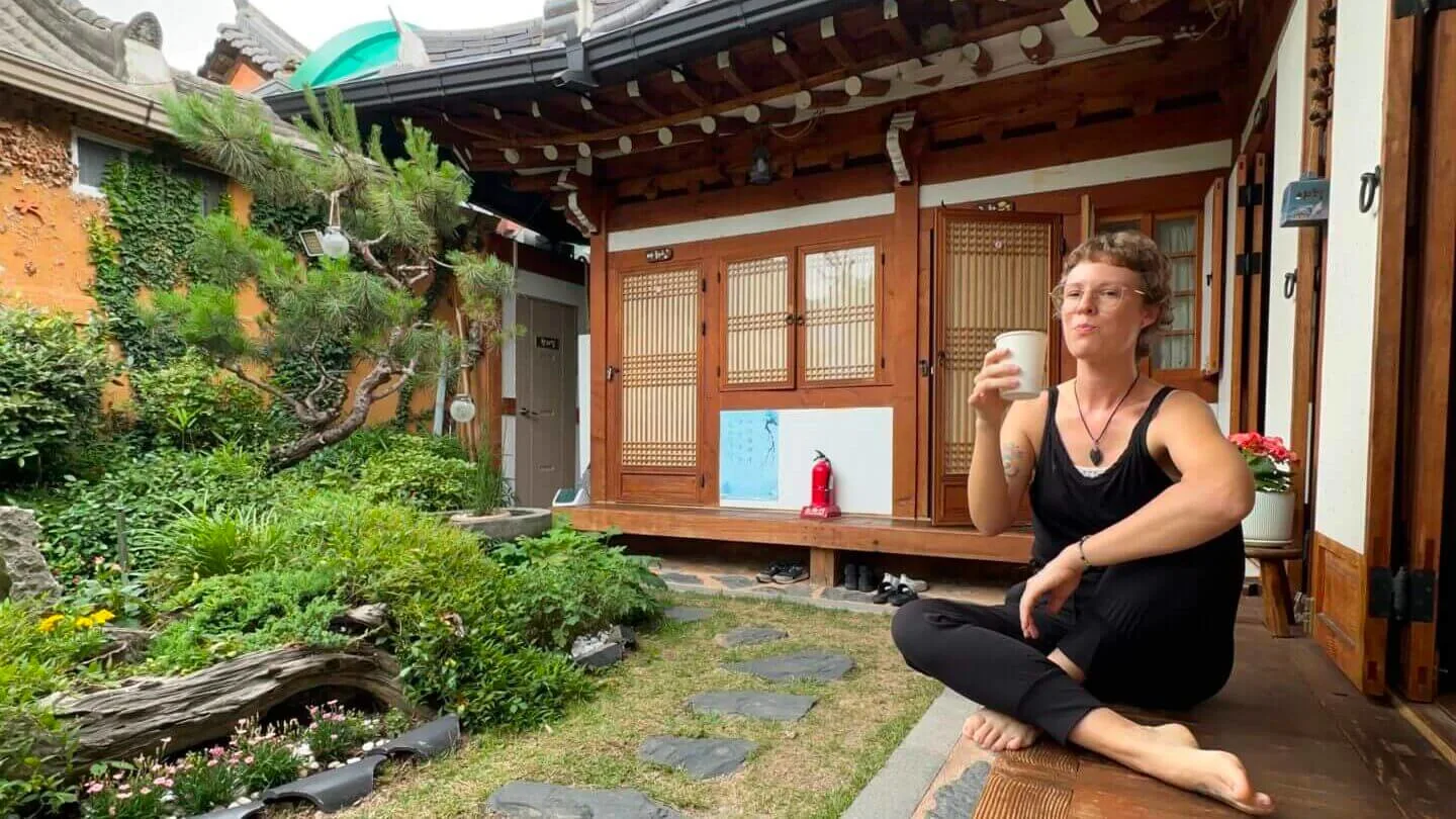 Traditional Hanok accommodation in Jeonju South Korea, where to stay in SK
