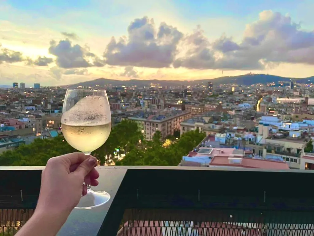 barcelo raval rooptop bar barcelona view