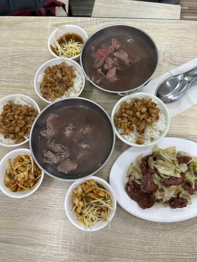 Beef soup in Tainan Anping District