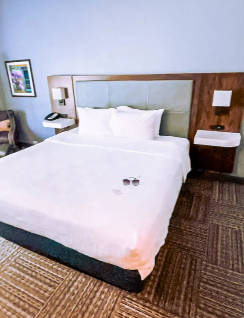 Hampton Inn Janesville bed