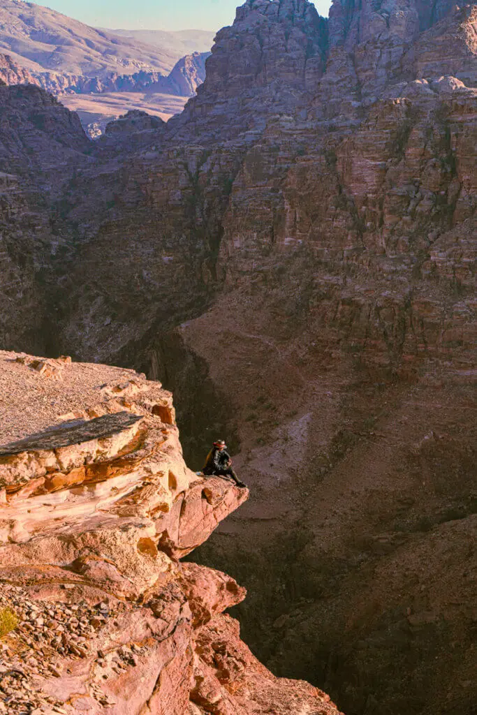 sunset from the Monastery Petra Jordan itnerary 10 days