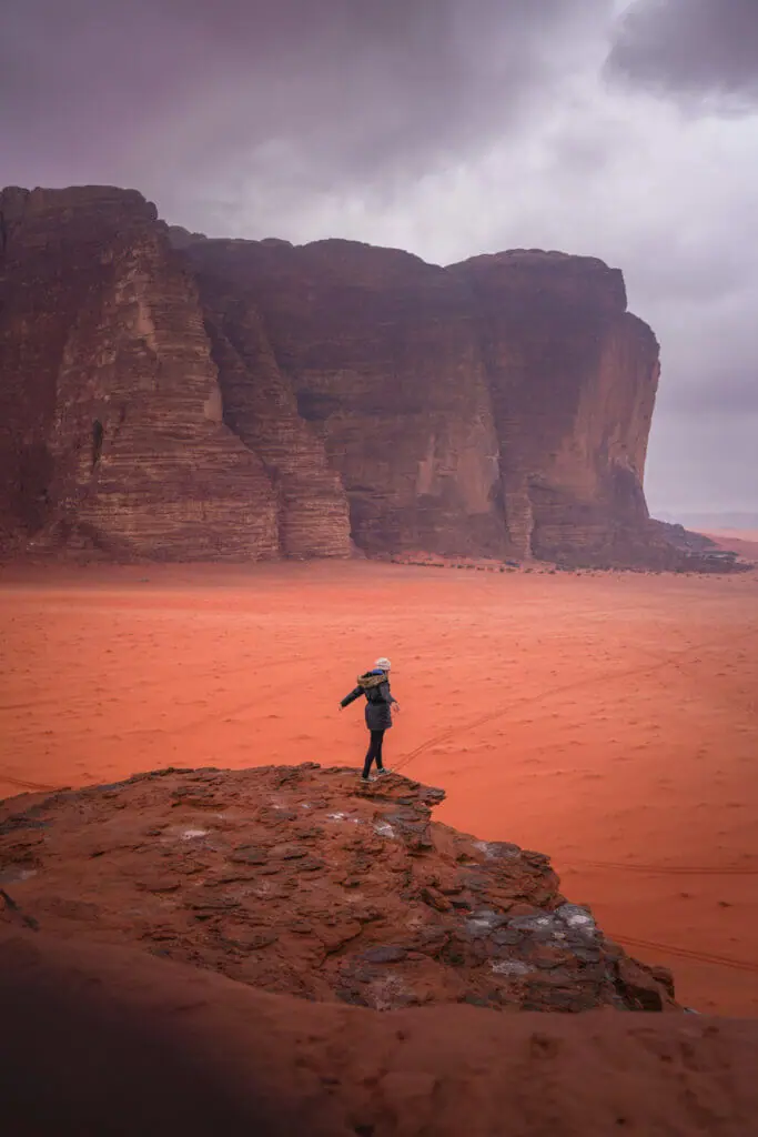 Wadi rum best views desert rocks and cliffs