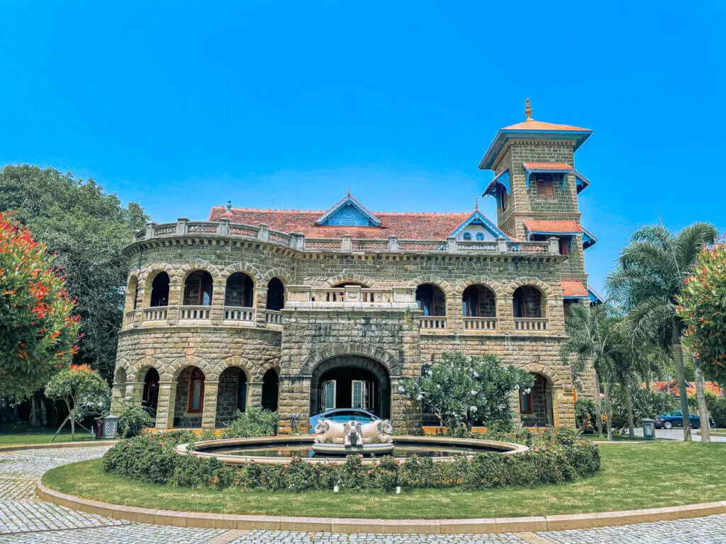 Halcyon Castle places to visit in Kovalam Kerala