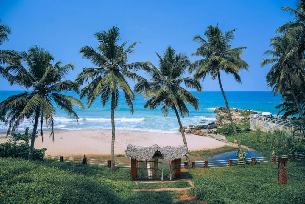 Soma Palmshore hotel kovalam kerala india Private Beach