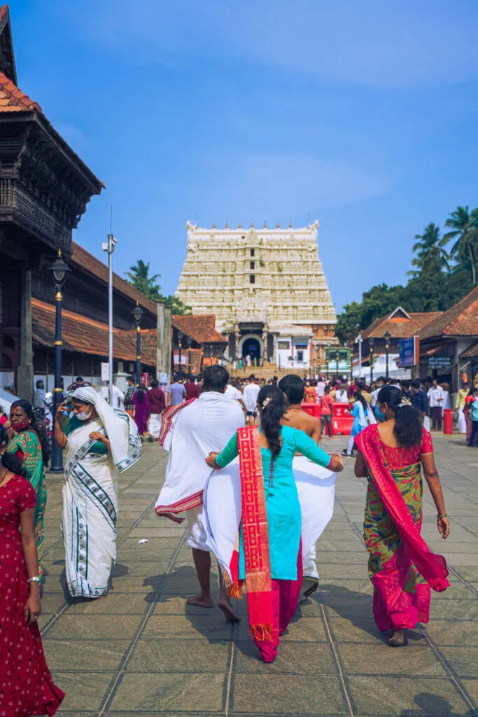 Sree Padmanabha Swamy Temple Thiruvananthapuram Kerala India near Kovalam