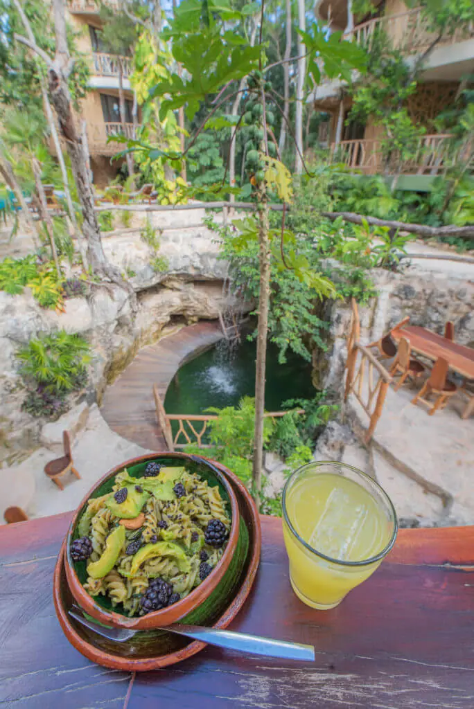 lunch at Kan Tulum