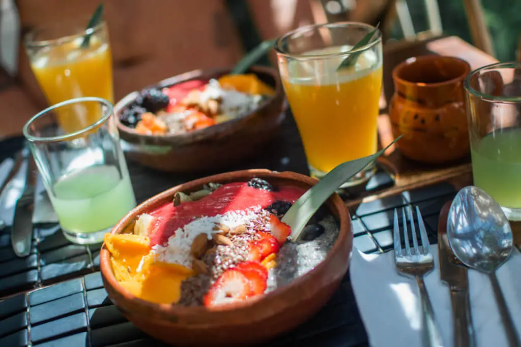 Fruit yogurt bowls tulum