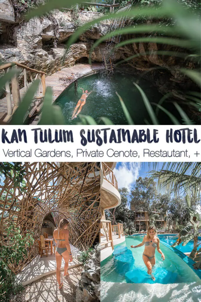 Kan Tulum sustainable boutique hotel with private cenote, treehouse rooms, vertical gardens, restaurant, pool, and more!