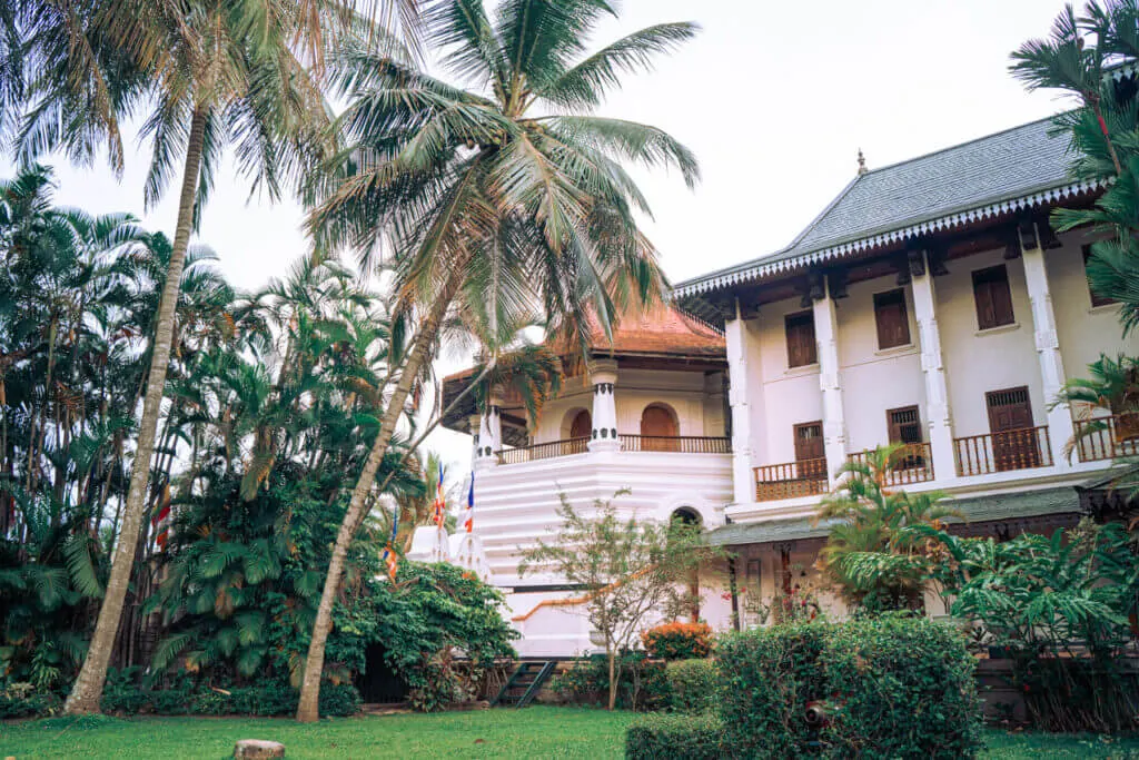 The Outside of Sri Dalada Maligawa, the Temple of the Tooth Sri Lanka