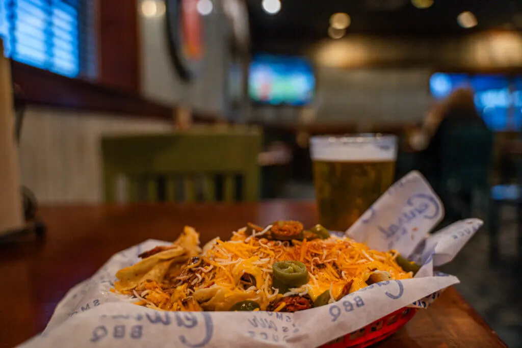 BBQ Nachos at Central BBQ Memphis unique eats 