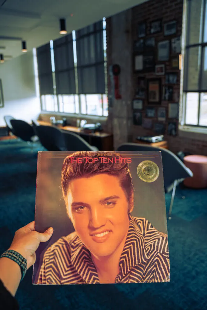 Listen to Elvis record as Memphis listening lab 