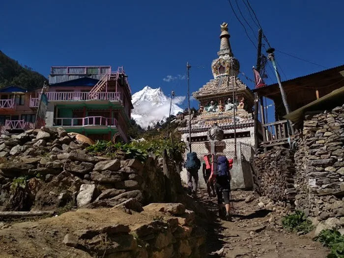 Namrung on the Manaslu Circuit Nepal