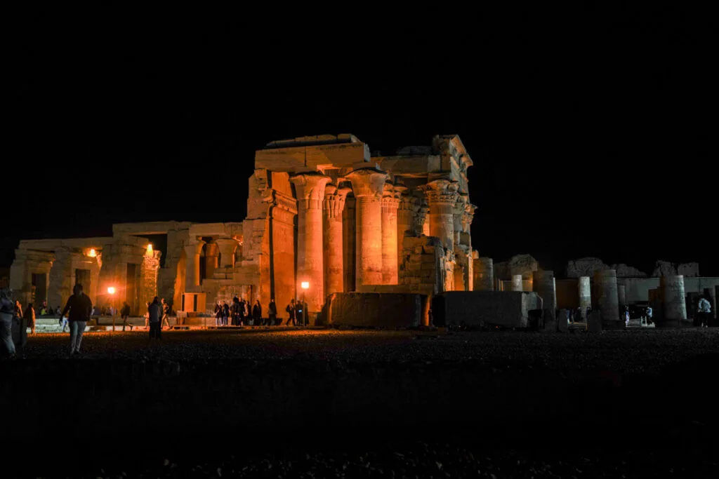 Kom Ombo Temple on the nile river Egypt