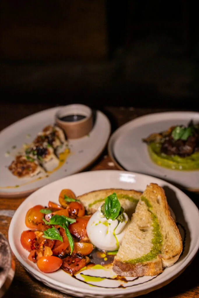 Arna glamping resort and pool club small plates dinner