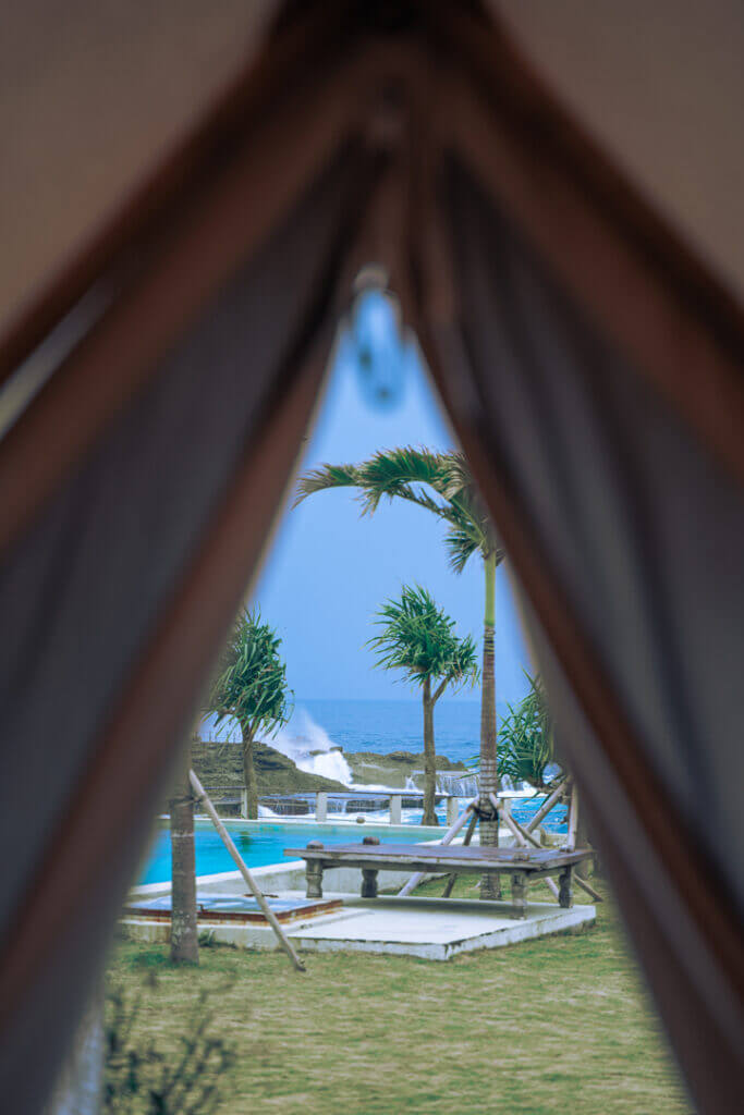 Naluna Lembongan glamping view tp devil's tear