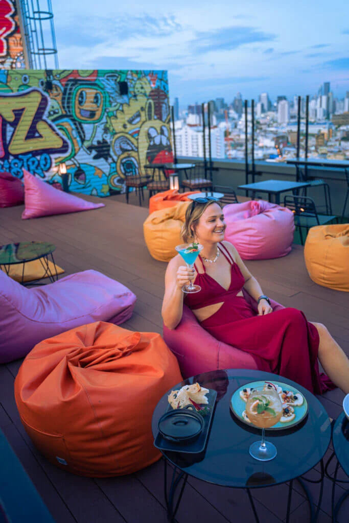Gen Z Bistro rooftop bar at Grand China Hotel Bangkok