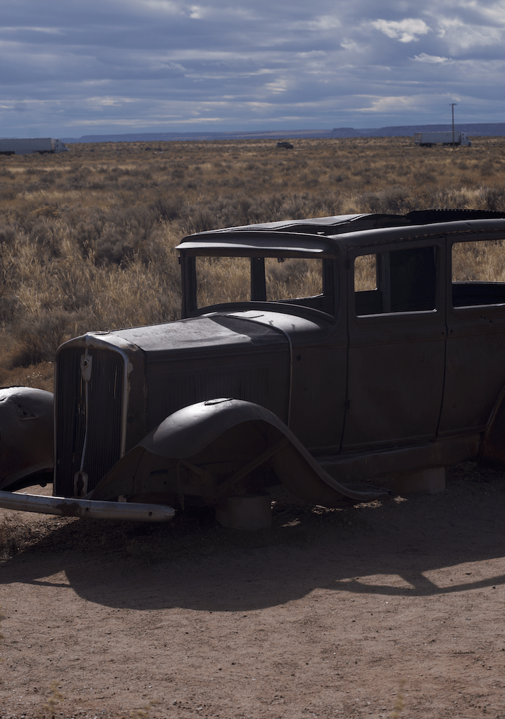 route 66 section in petrified forest national park