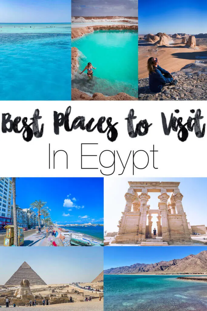 the BEST places to visit in Egypt from famous historic cities and temples to beautiful coastlines to other-worldly desert landscapes.