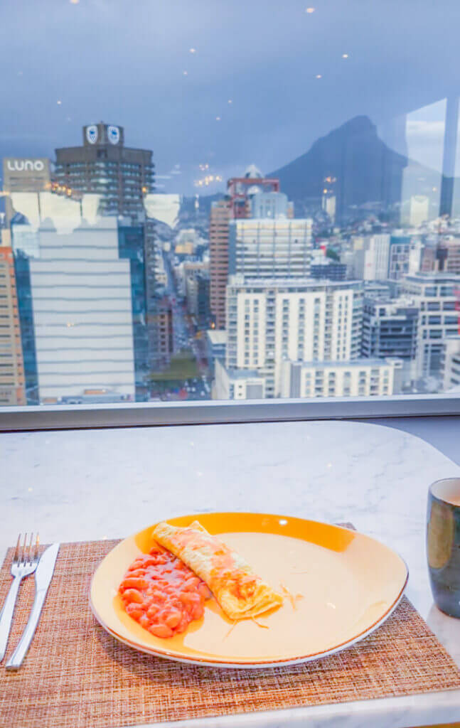 rainy day cape town restaurant view