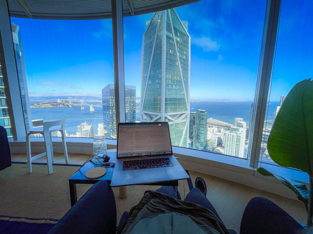 coworking in salesforce tower wework in san francisco