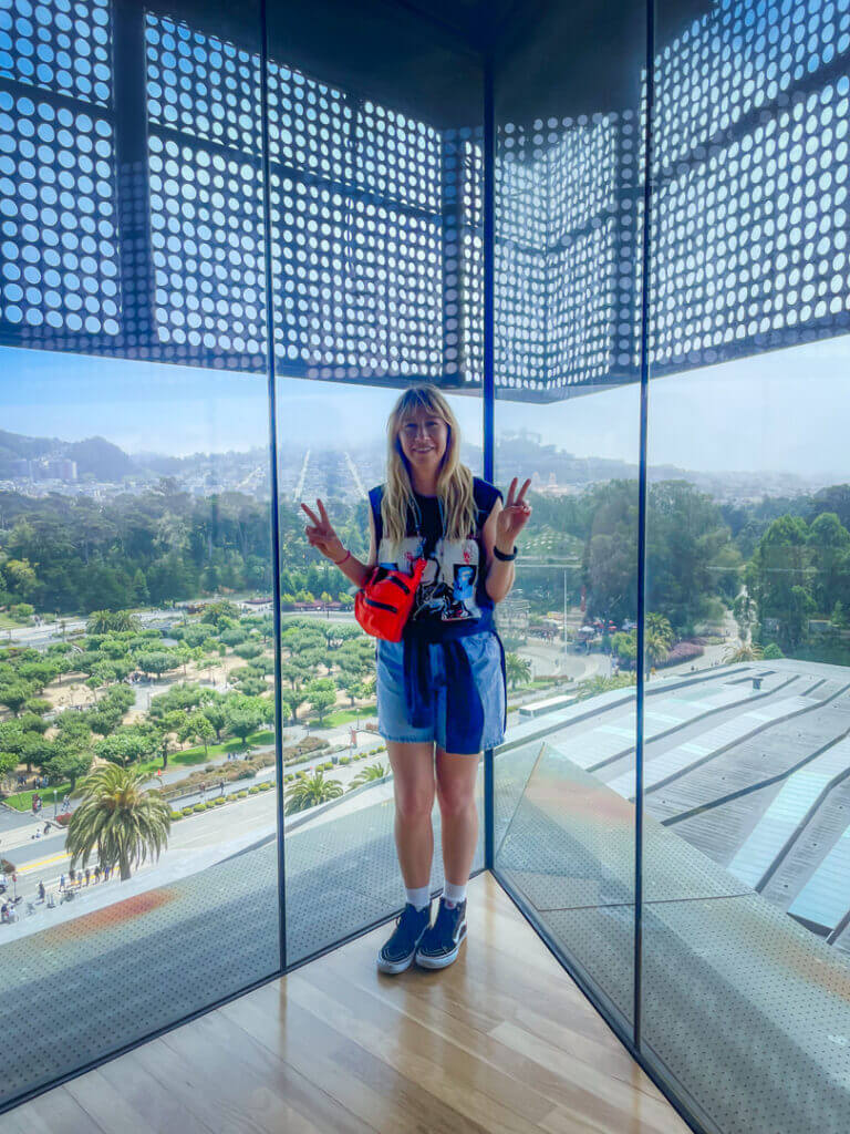 deYoung museum San Francisco viewing platform Hamon Observation Tower)