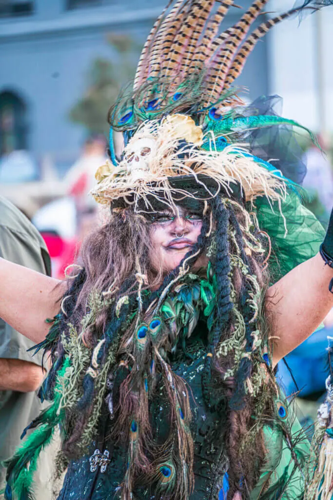 Rougarou Festival impressive witch costumes