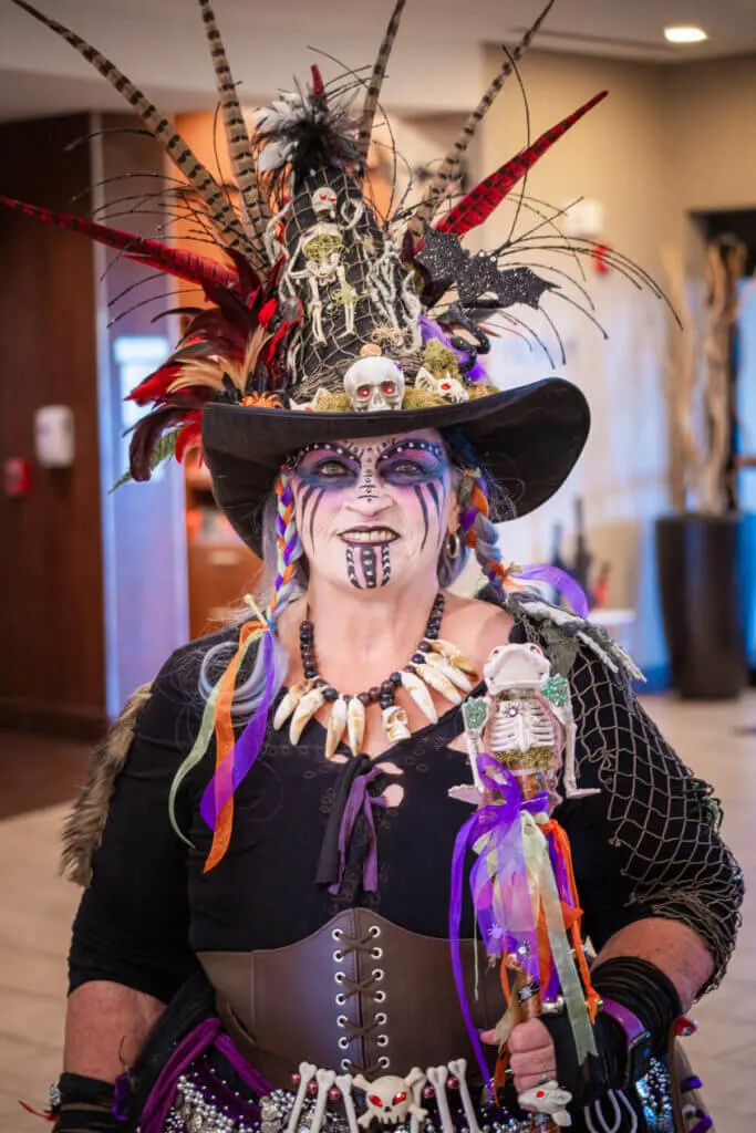 Rougarou Festival amazing witch costume and makeup