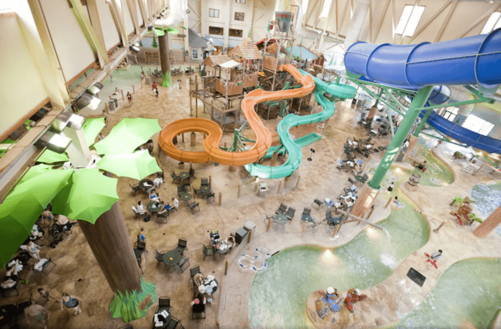 Great Wolf Lodge fun and unique ohio hotel water park with waterslides