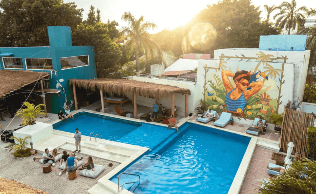 Selina Downtown Cancun Boutique hotel and hostel - where to stay in downtown Cancun